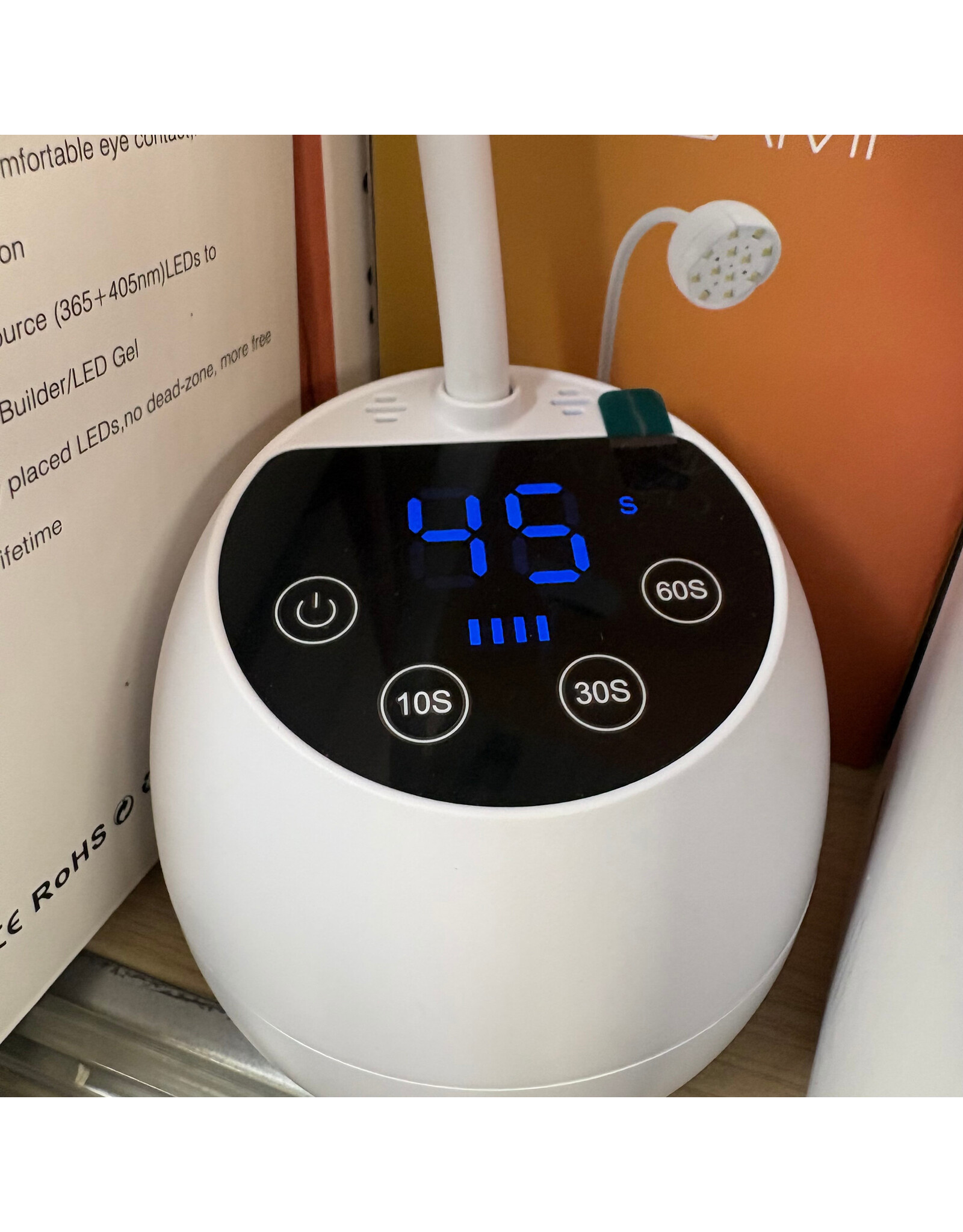UV/LED Flash Cure Nail Lamp - White