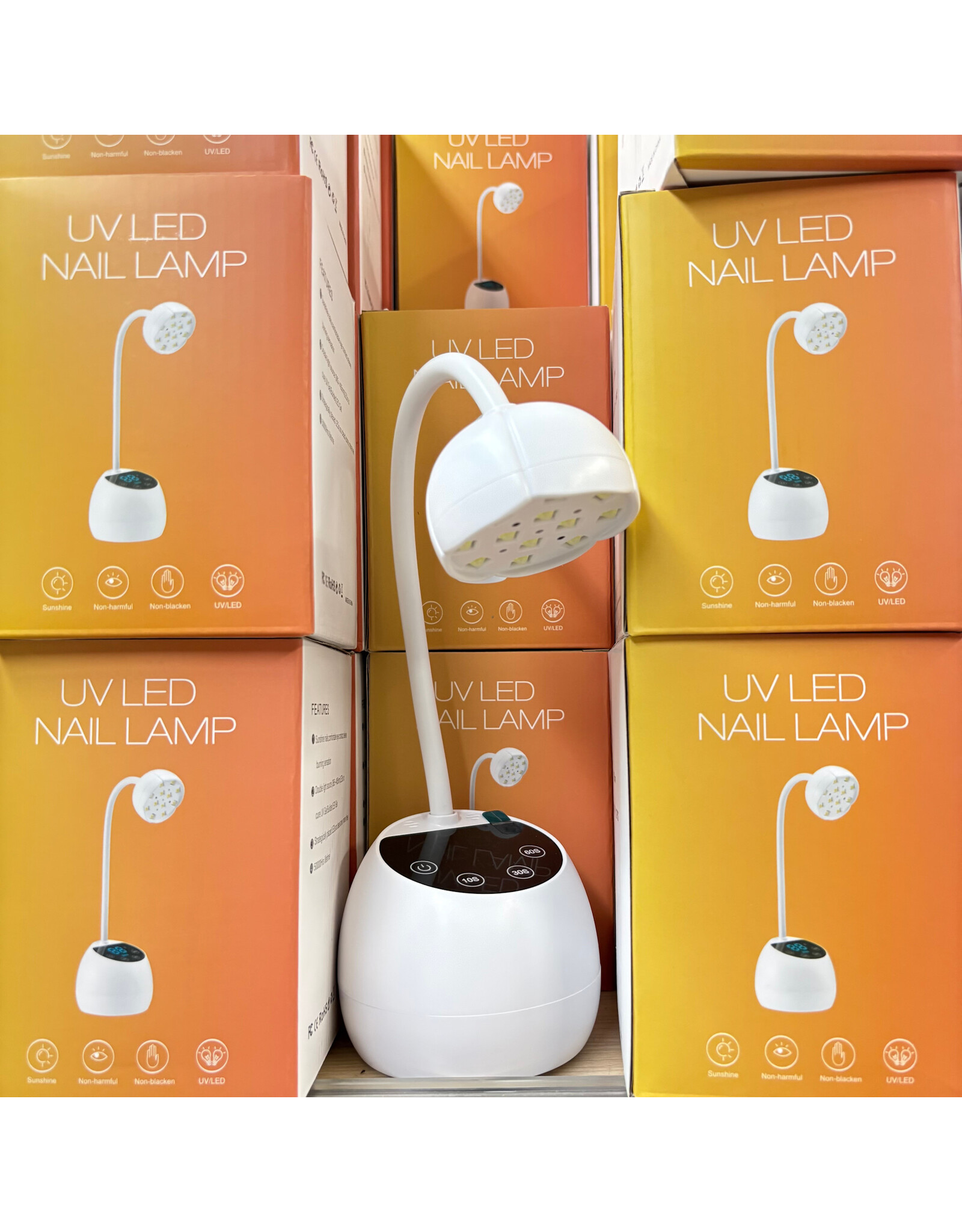 UV/LED Flash Cure Nail Lamp - White