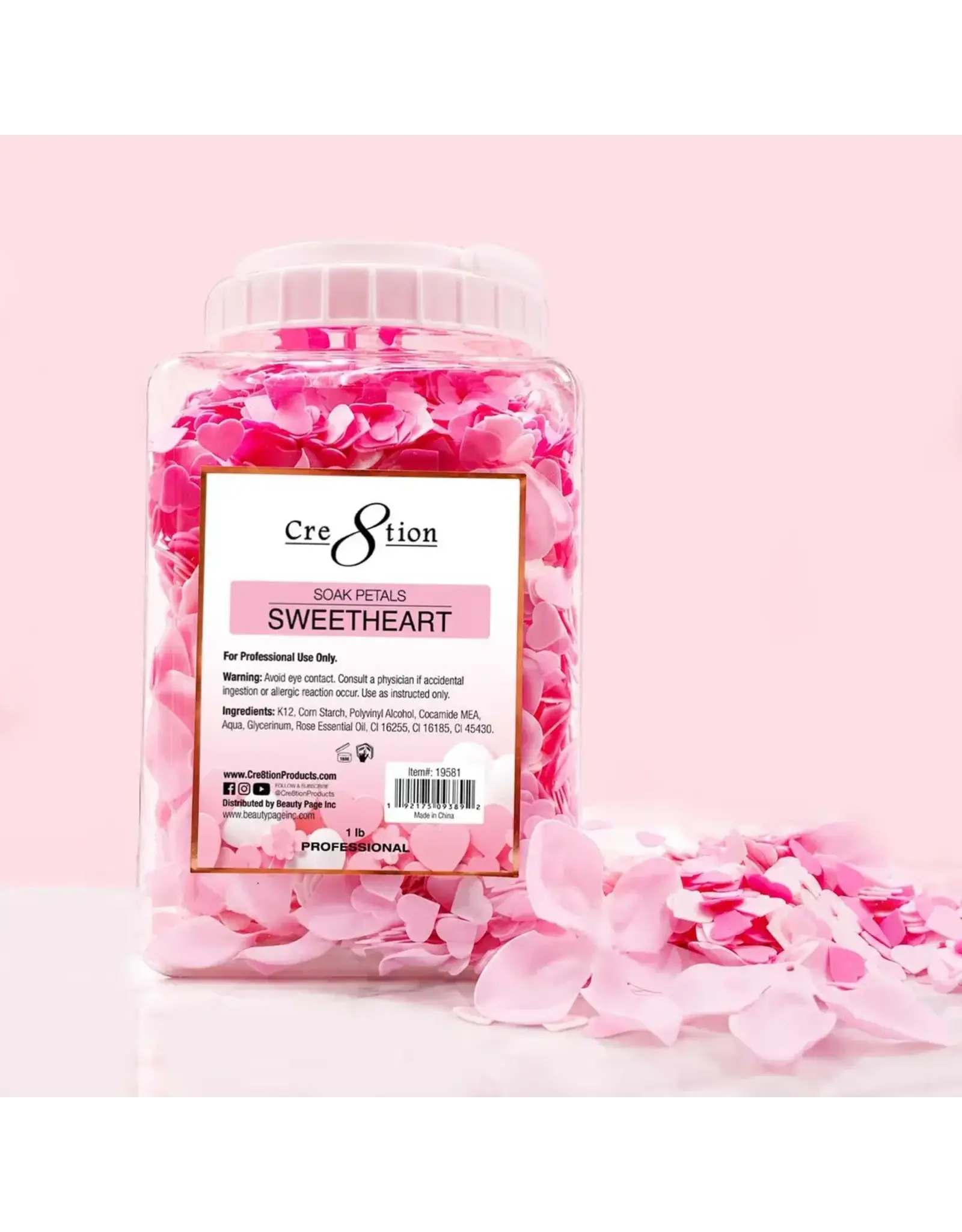 Cre8tion Soak Petal in Jar (1lb) - Sweetheart