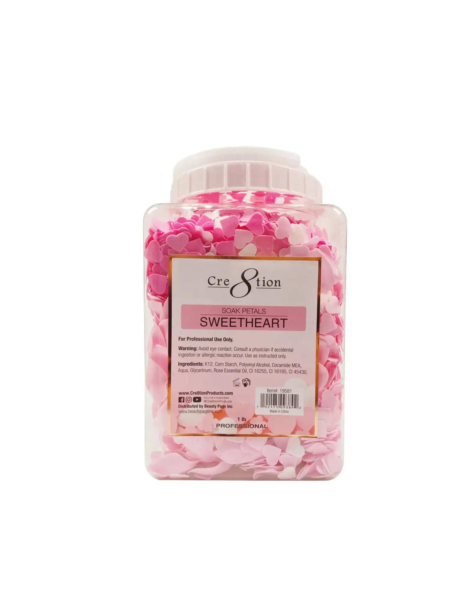 Cre8tion Soak Petal in Jar (1lb) - Sweetheart