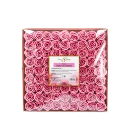 Cre8tion Rose Soap Flowers (81 pcs) - Pink