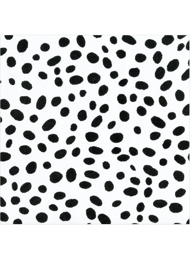Wrapping paper - Spots Black