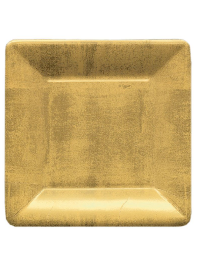 Salad Plate - Gold Leaf