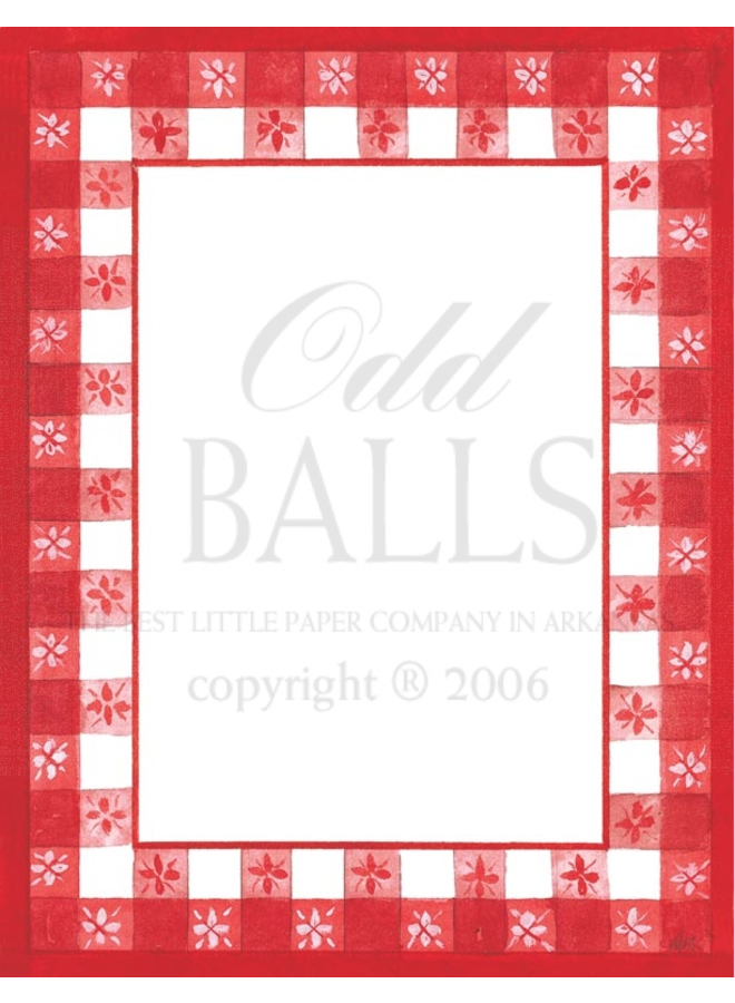 Odd Balls - Red Oilcloth