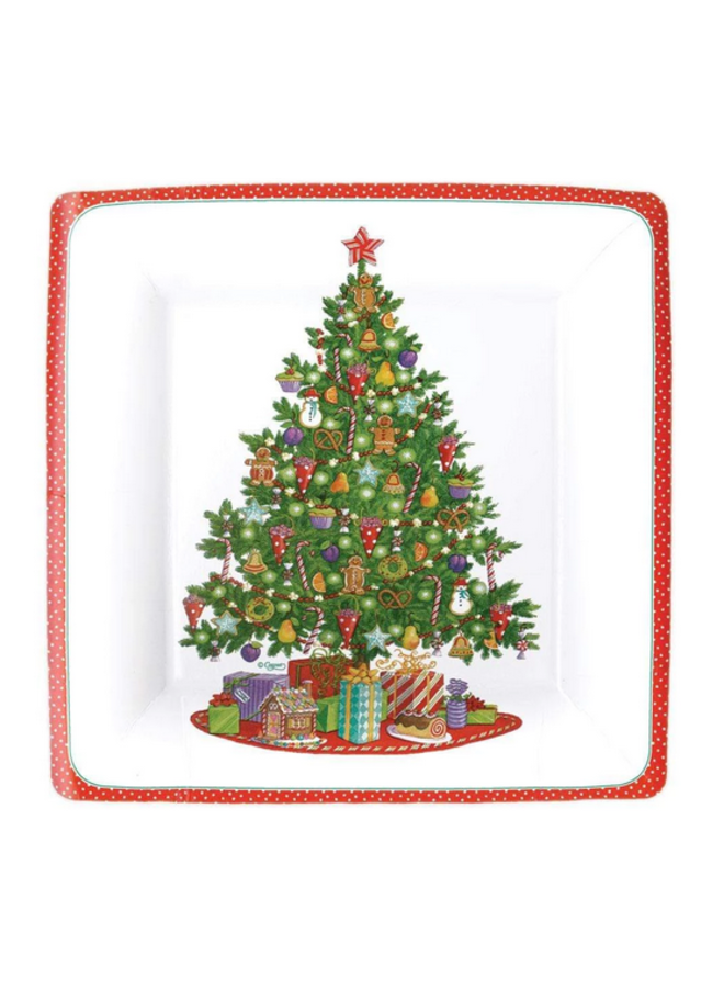 Dinner Plate - Trim A Tree White