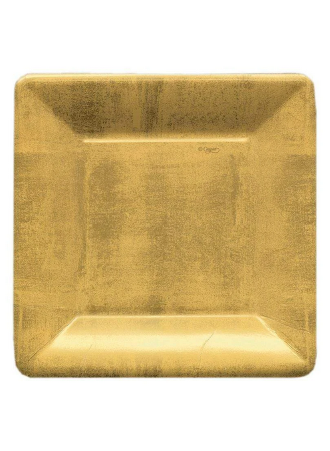 Salad Plate - Gold Leaf