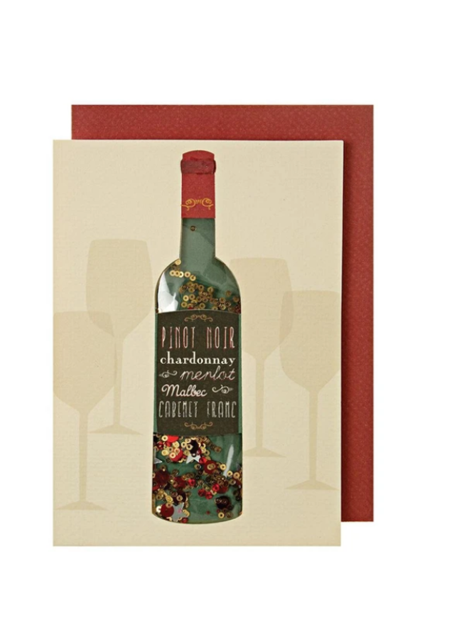 Greeting Card - Wine Shaker