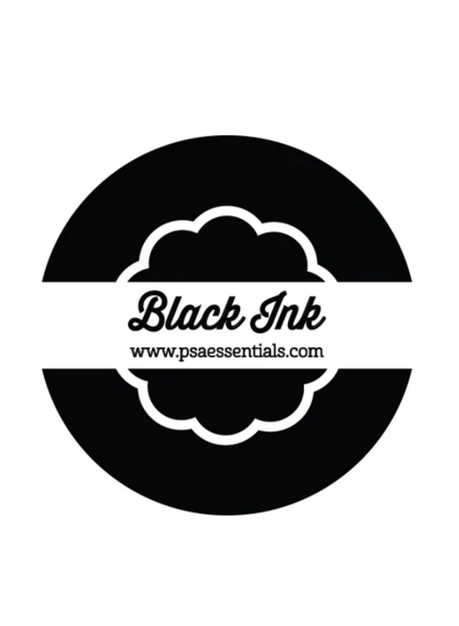 Black Round Ink Pad