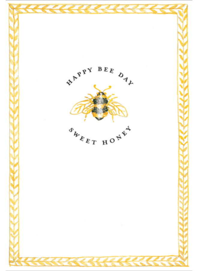 Greeting Card - Happy Bee Day