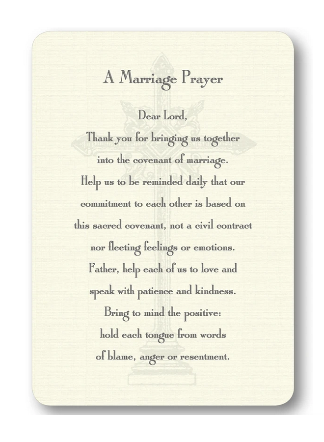 A Marriage Prayer