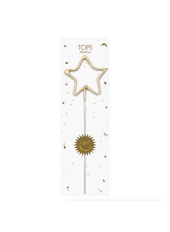 Big Golden Sparkler Wand Star