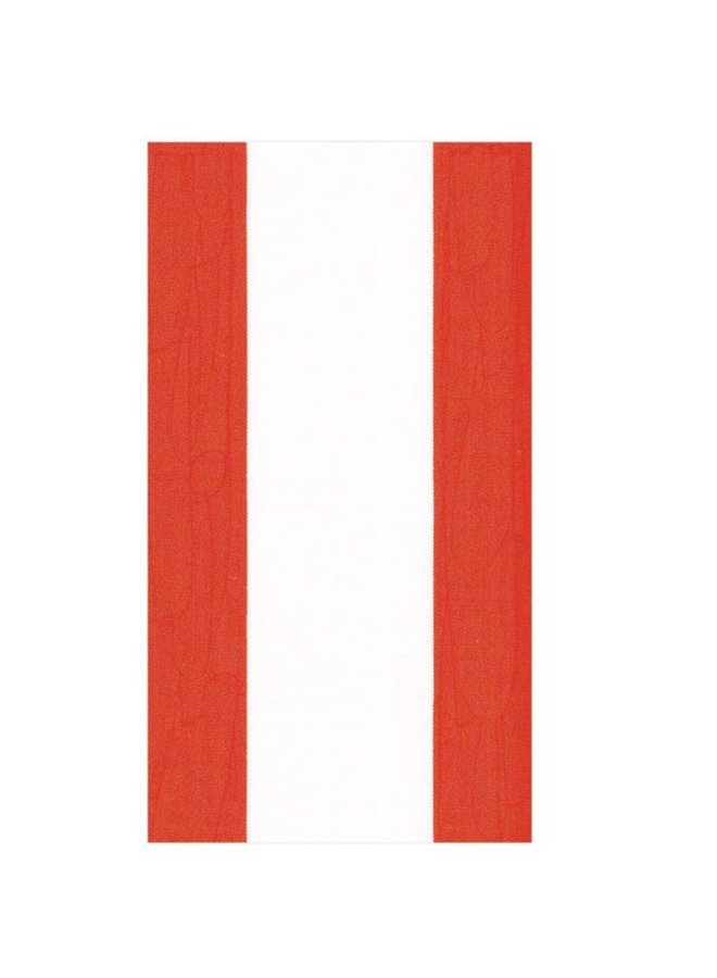 Guest Towel - Bandol Stripe Red