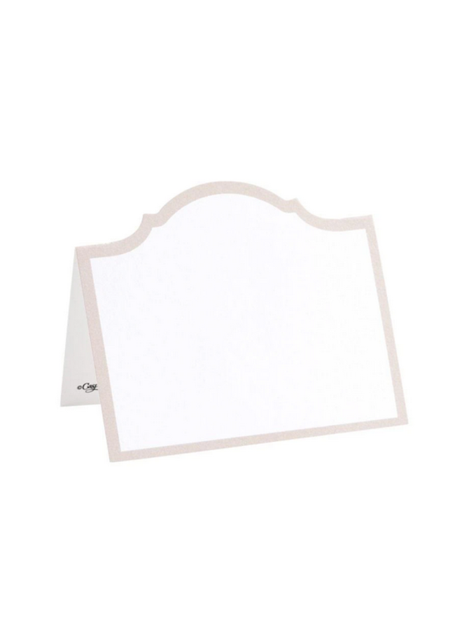 Place Cards - Die-Cut- Arch Flax