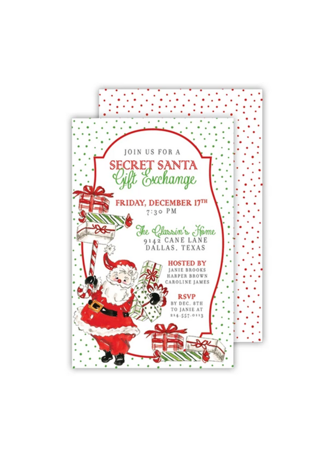 Rosannebeck - Santa with Candy Cane Presents