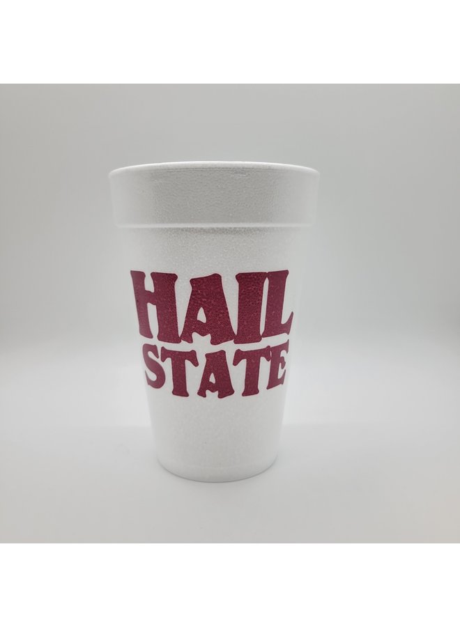 Foam Cups - Hail State