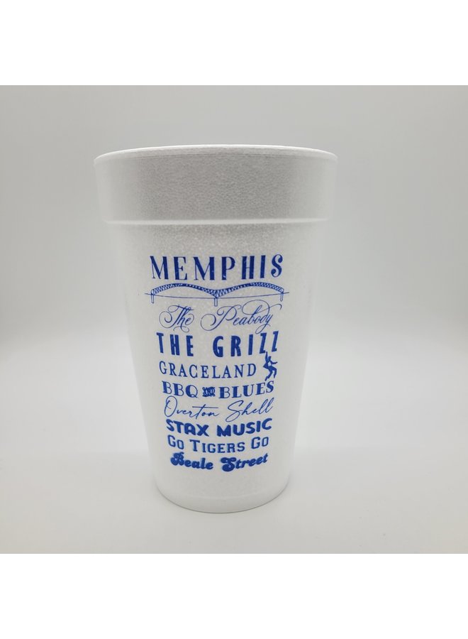 Foam Cups - Memphis Theme
