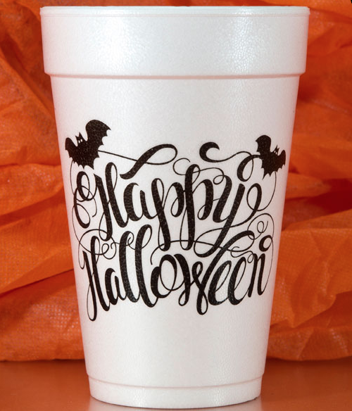 Print Appeal Foam Cups Happy Halloween RSVP Stationers