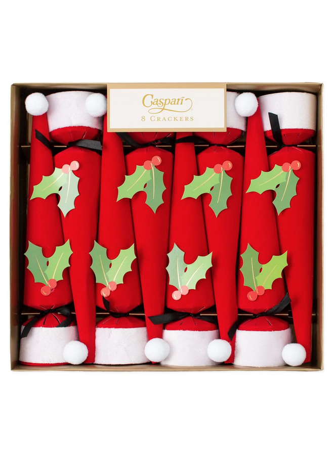 Christmas Cone Crackers - Santa Hat