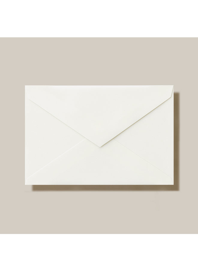 Crane - Pearl White Kent Envelope