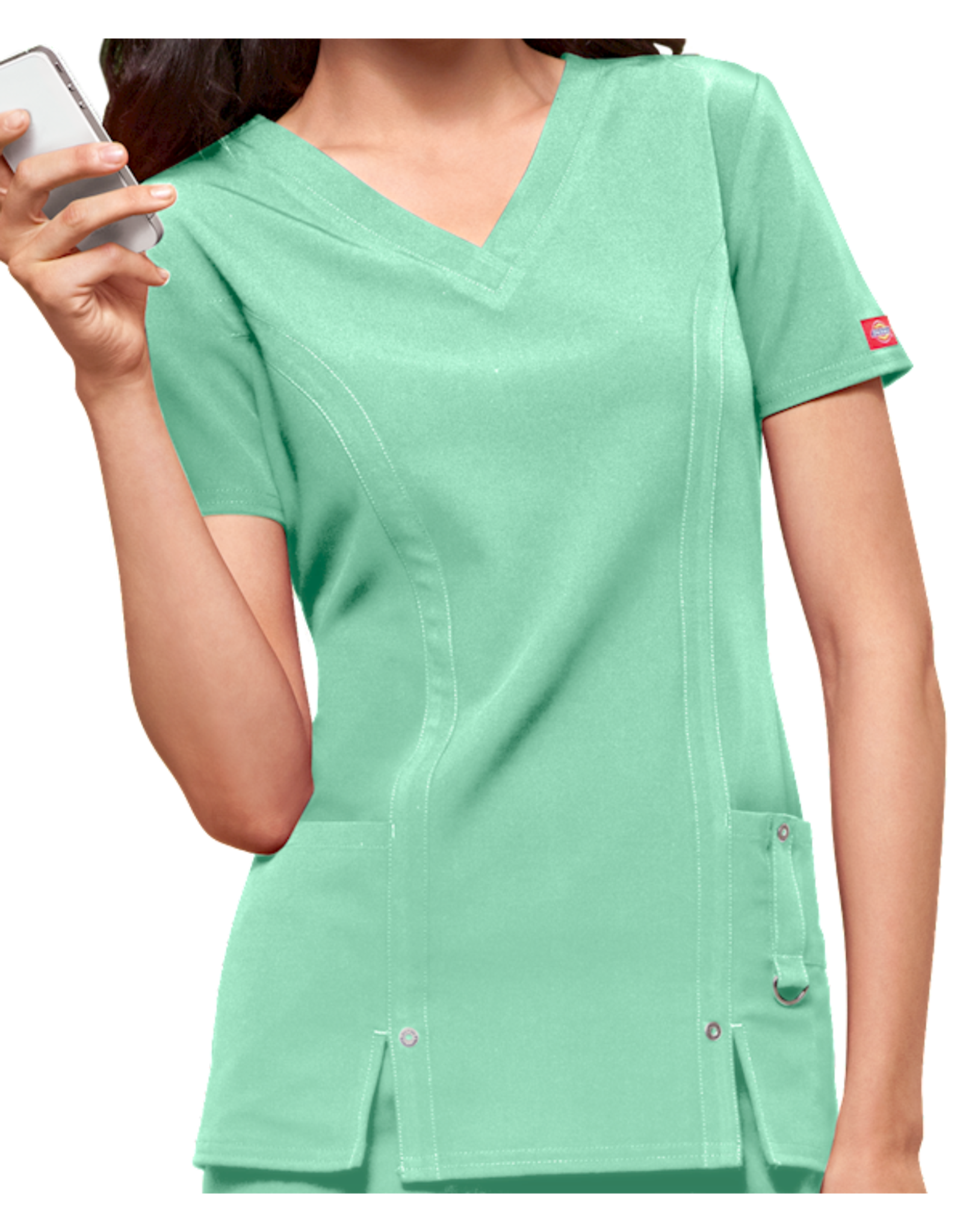 Dickies Xtreme Stretch Women's V-Neck Top 82851 Dickies Xtreme Stretch Women's V-Neck Top 82851