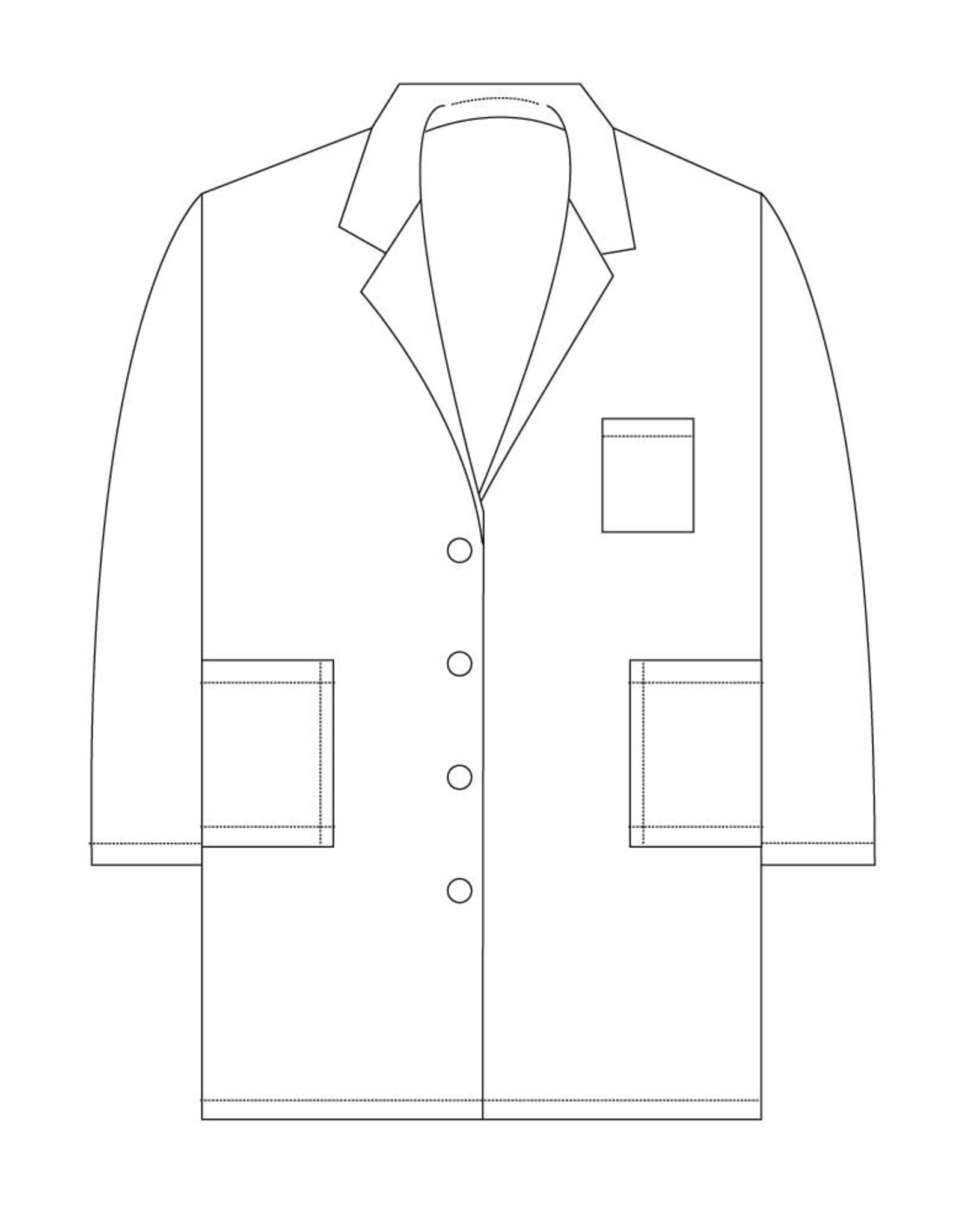 MedGear 3002 MedGear LAT 39' Unisex Lab Coat