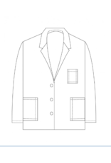 MedGear 301 MedGear LAT Women's 3 pocket Short Length Labcoat