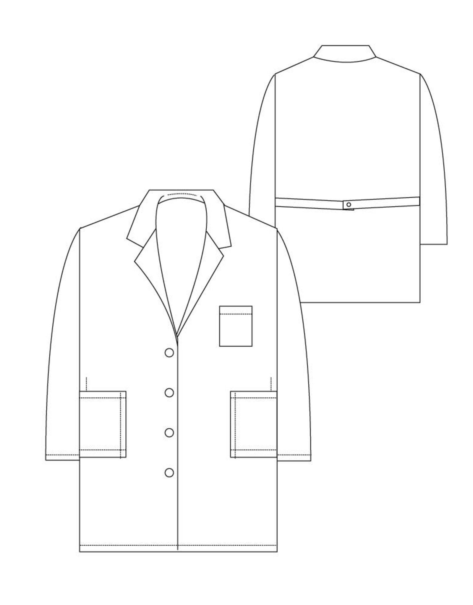 MedGear 307 MedGear Women's Long Length Lab Coat & Belt