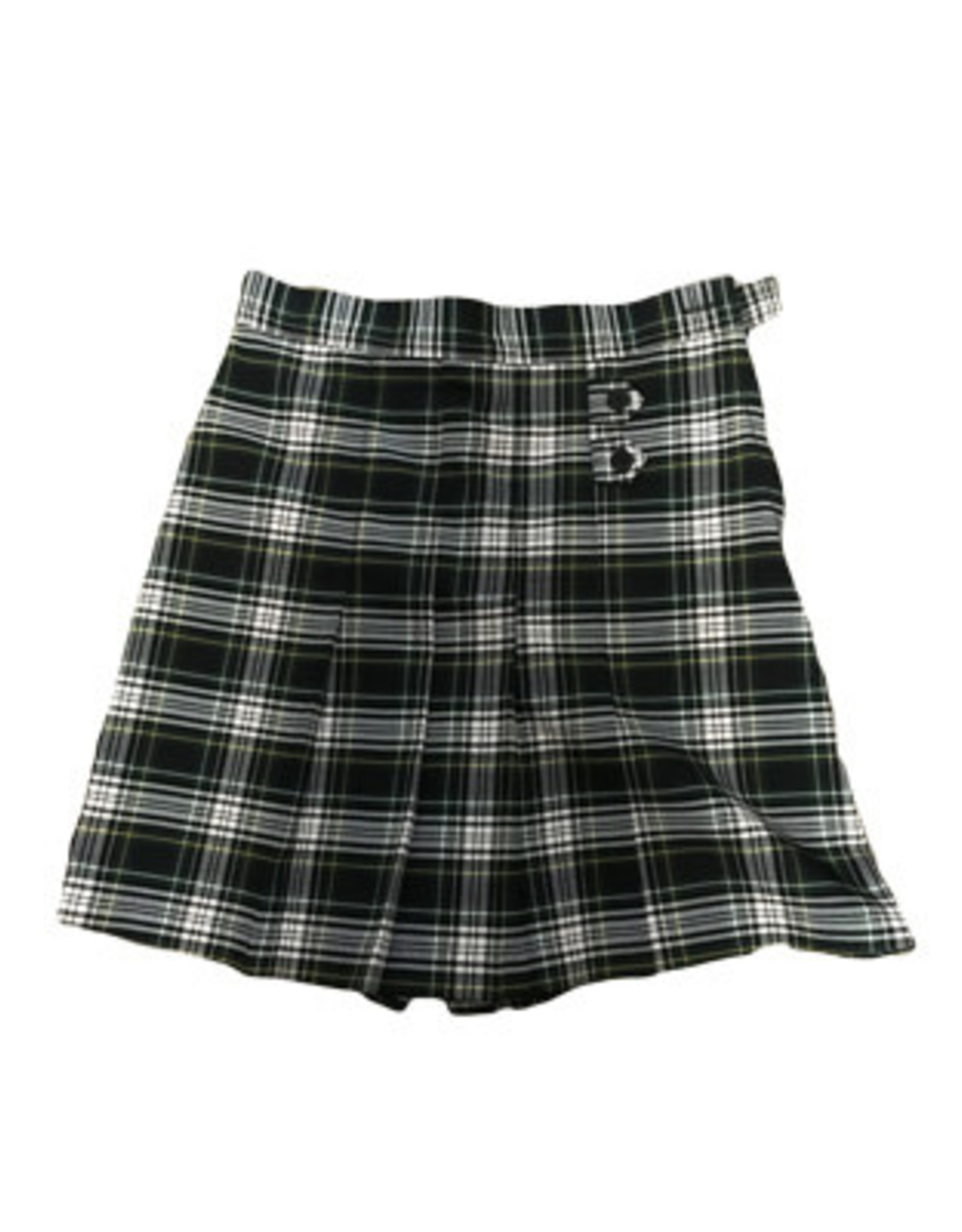 Elderwear 3642 SB Girl's Pleated Adjustable Waist Plaid Skort