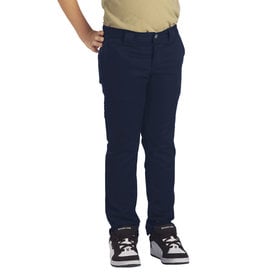 Dickies QP801-Dickies Boys Skinny Straight Leg Pants-NAVY(8-20)