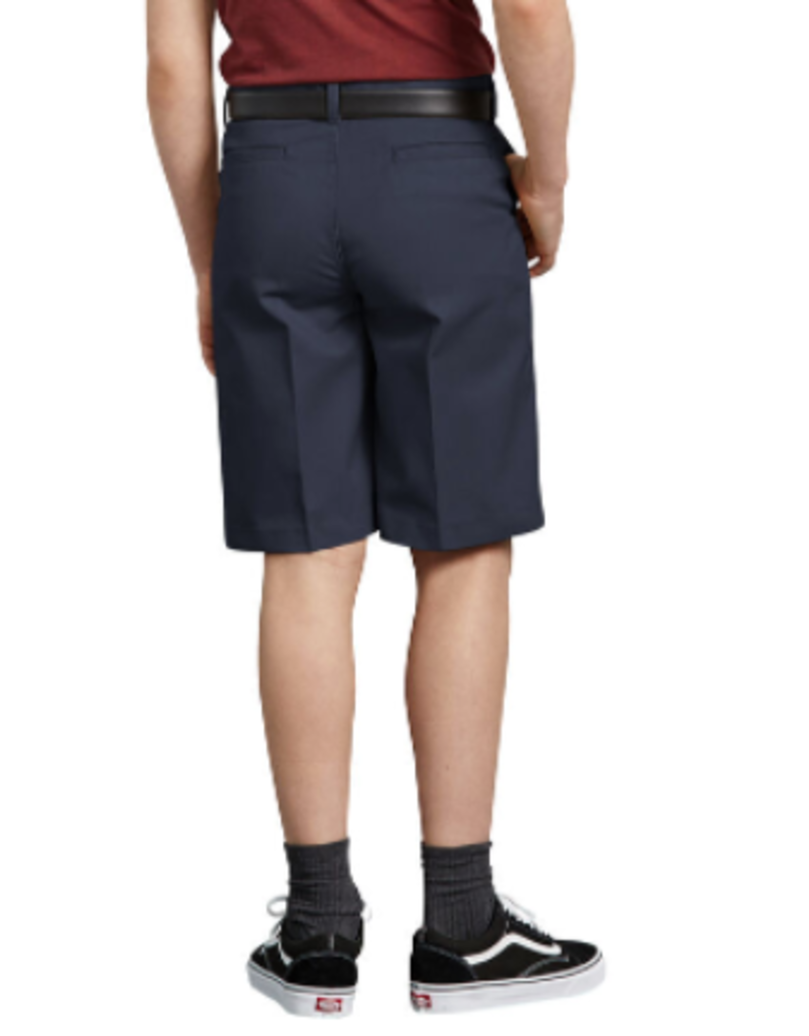 Dickies KR123-Dickies Boys Regular Flat Front Shorts-NAVY
