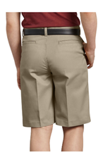 Dickies KR123-Dickies Boys Regular Flat Front Shorts-KHAKI(8-20)
