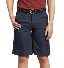 Dickies KR0123-Dickies Boys Husky Flat Front Shorts-NAVY(8-20)