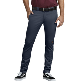 Dickies WP811- Men's Skinny Fit Double Knee Work Pants - NAVY