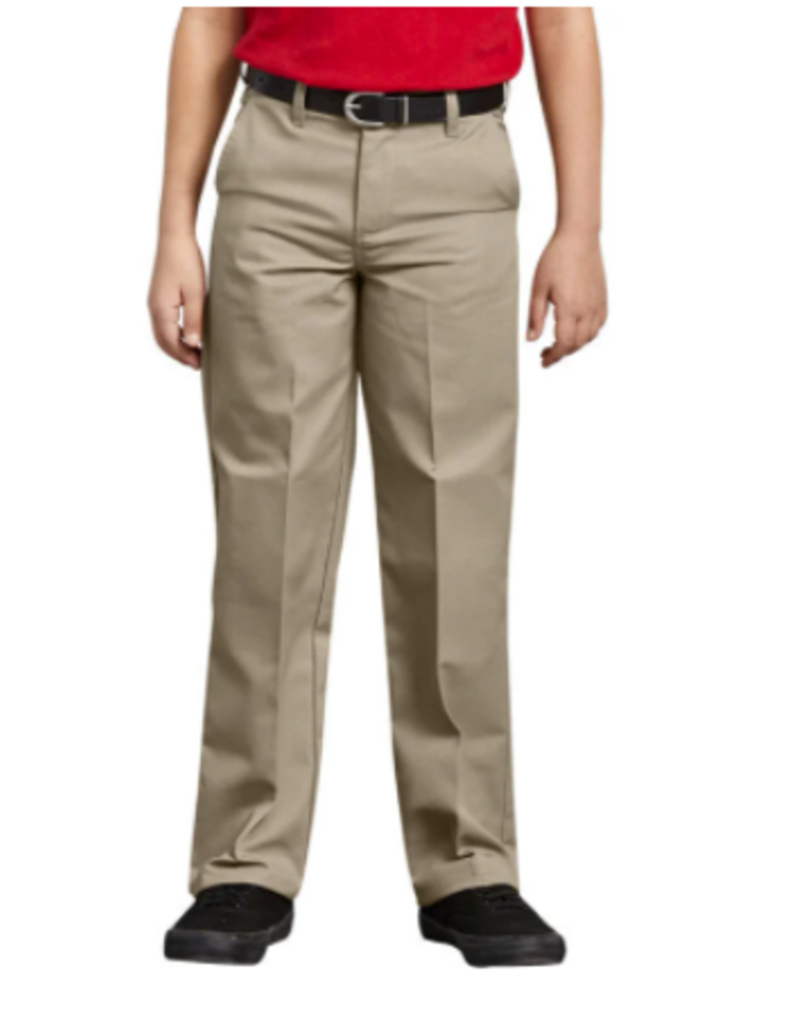 Dickies KP123 Dickies-Boys KHAKI Regular Flexwaist Flat Front Pant