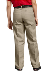 Dickies KP0123 Dickies-Boys KHAKI Husky Flexwaist Flat Front Pant (8-20)