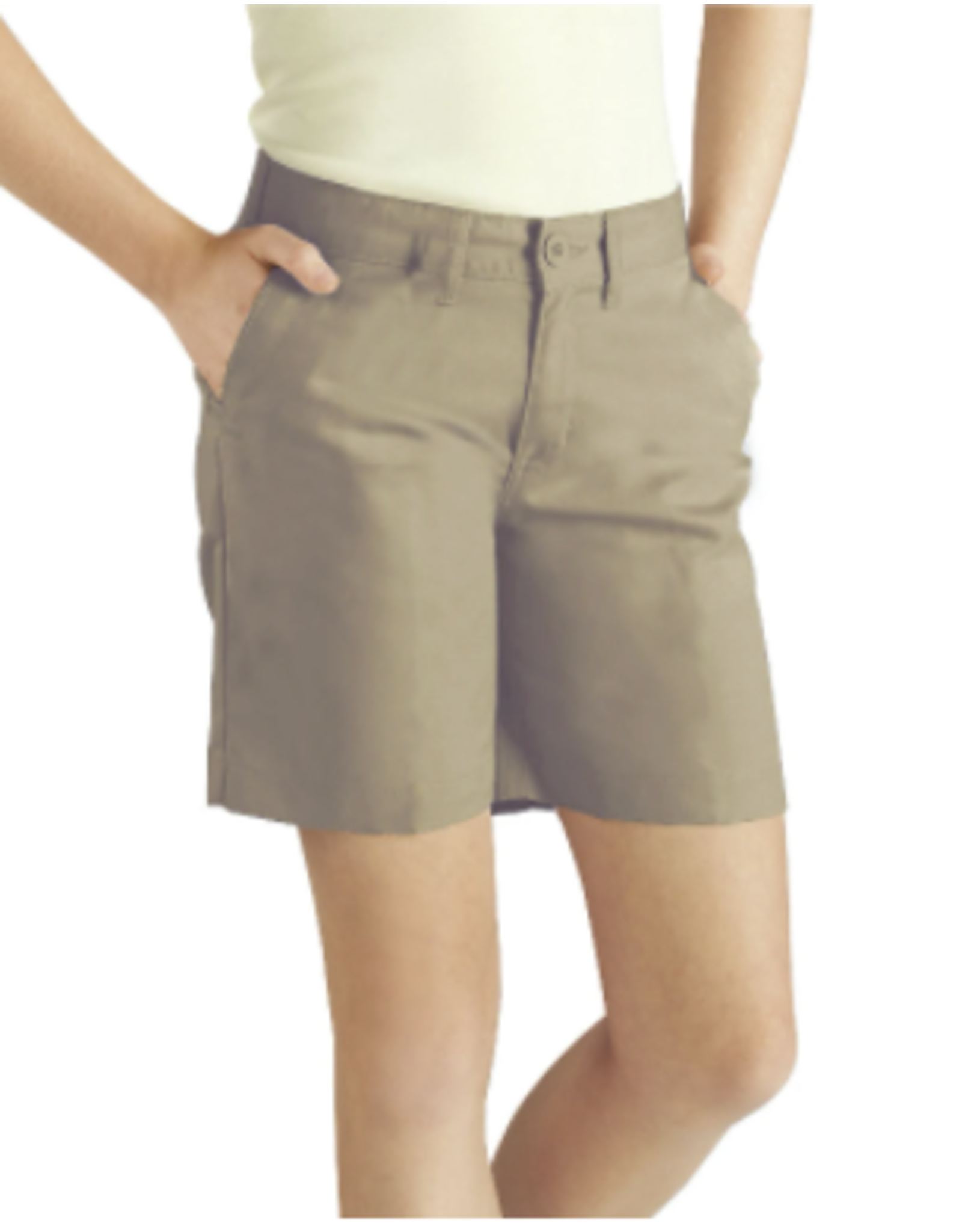 Dickies KR011 Dickies KHAKI Girls Classic Fit Plus Shorts