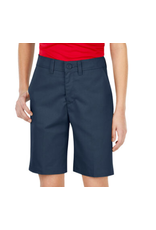 Dickies KR070 Dickies Girls' D.NAVY Slim Fit Plus Size Shorts