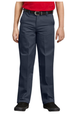 Dickies KP0123-Dickies Boys Husky Flat Front Pants-NAVY(8H-20H)