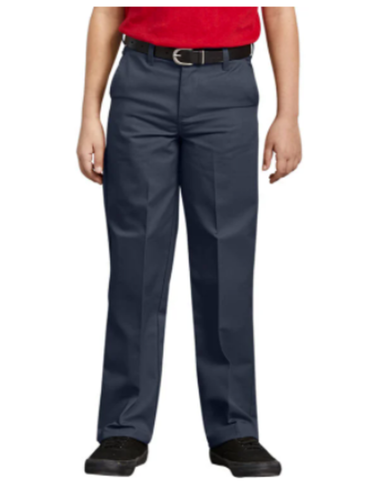 Dickies KP0123-Dickies Boys Husky Flat Front Pants-NAVY(8H-20H)