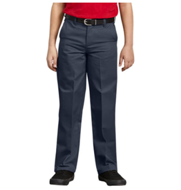 Dickies KP0123-Dickies Boys Husky Flat Front Pants-NAVY(8H-20H)