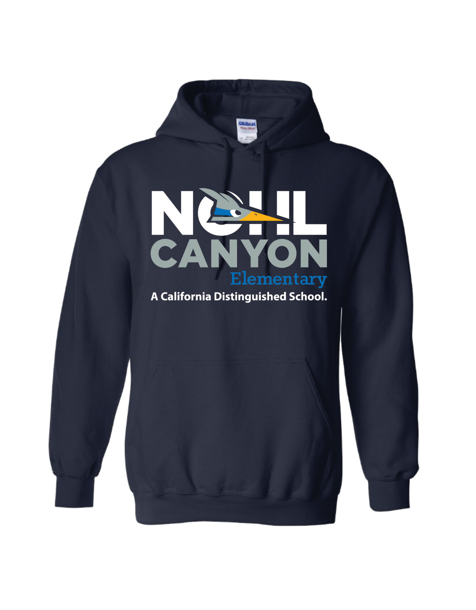 Hanes Nohl Canyon Unisex NAVY Hooded Pullover