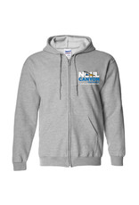 Hanes Nohl Canyon Unisex GREY Full Zip-Up