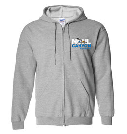 Hanes Nohl Canyon Unisex GREY Full Zip-Up