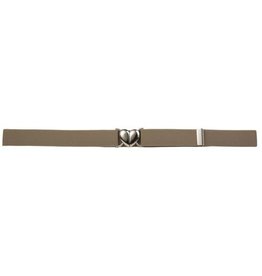 Ee Dee Trim Co. FBE37H KHAKI Heart Buckle Belt