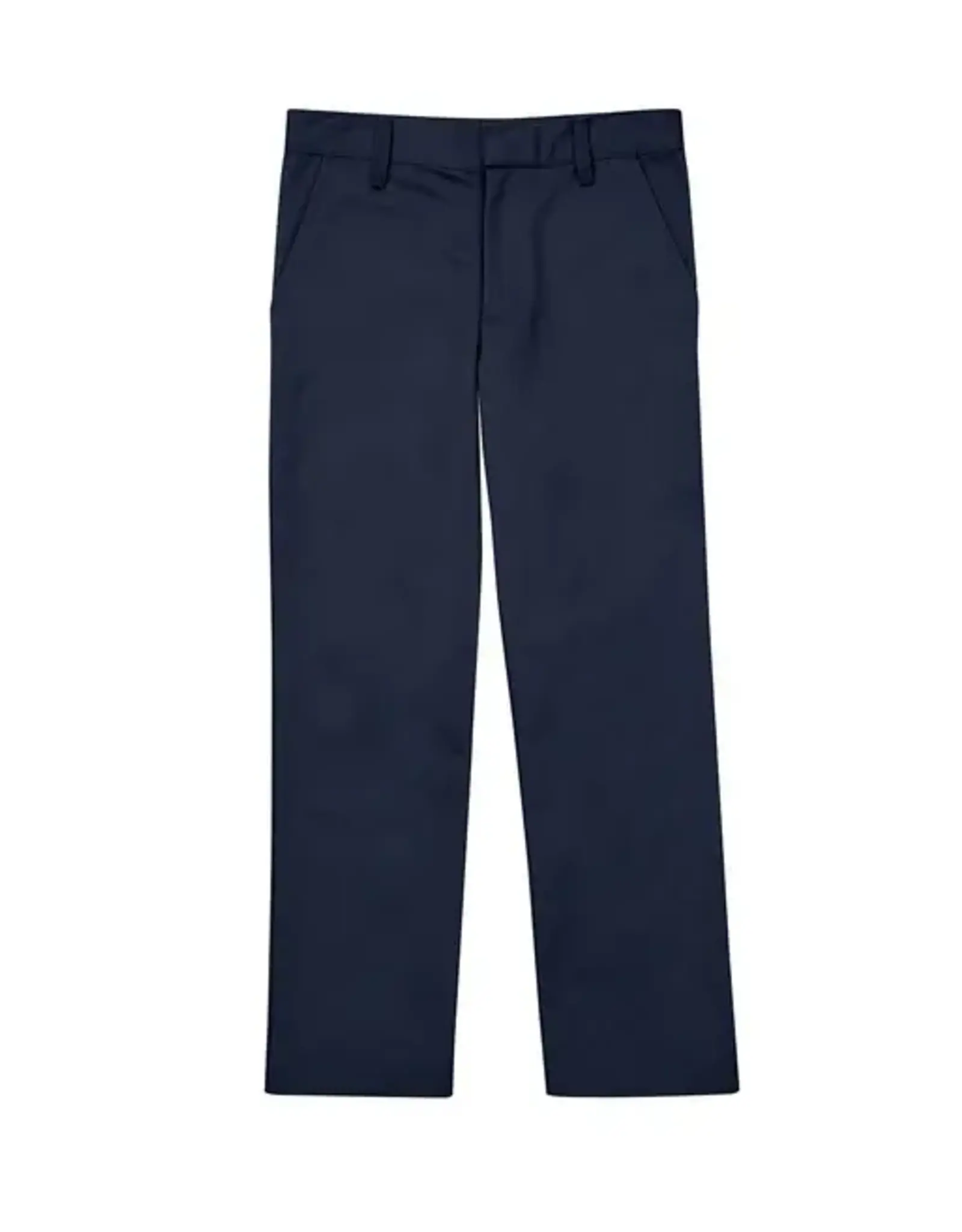 Classroom CR032Y-Classroom Young Boys Flat Front Pants-NAVY(4-7)