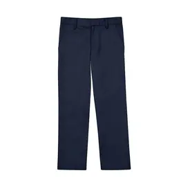 Classroom CR032Y-Classroom Young Boys Flat Front Pants-NAVY(4-7)