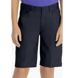 Classroom CR201Y-Classroom Girls Flat Front Shorts-NAVY(8-16)