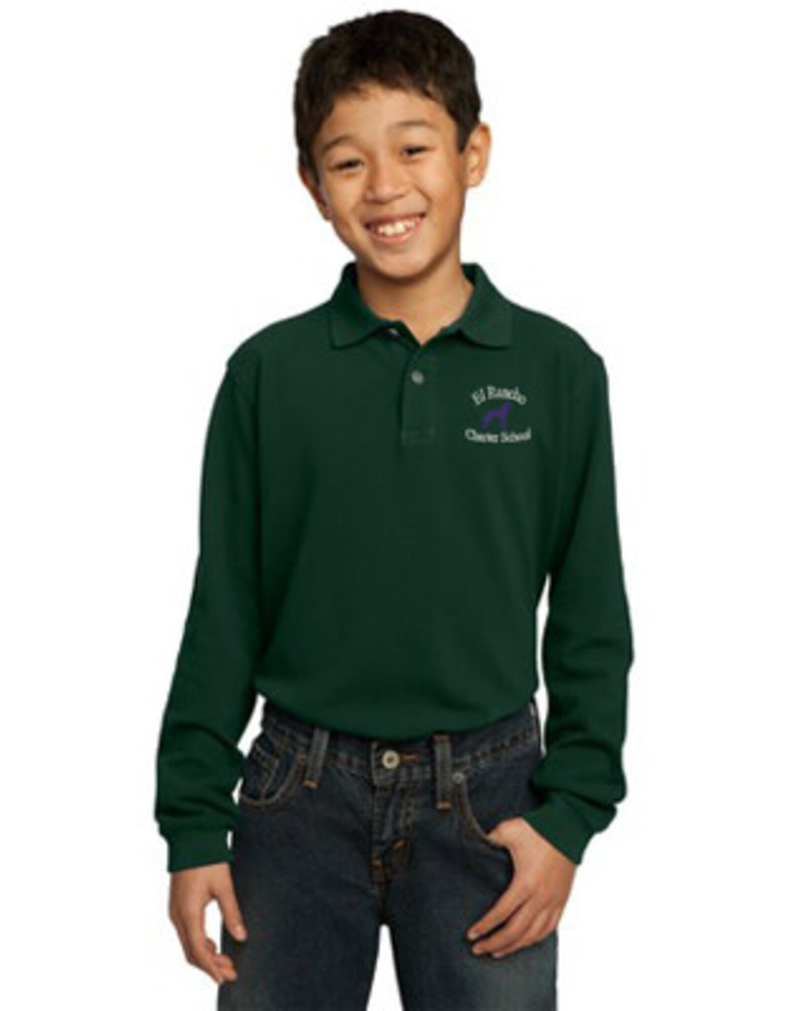 Jerzees El Rancho Unisex Long Sleeve Polo