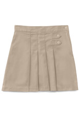 Classroom 55121AZ-Girls Pleated Tab Scooter-KHAKI(4-6X)