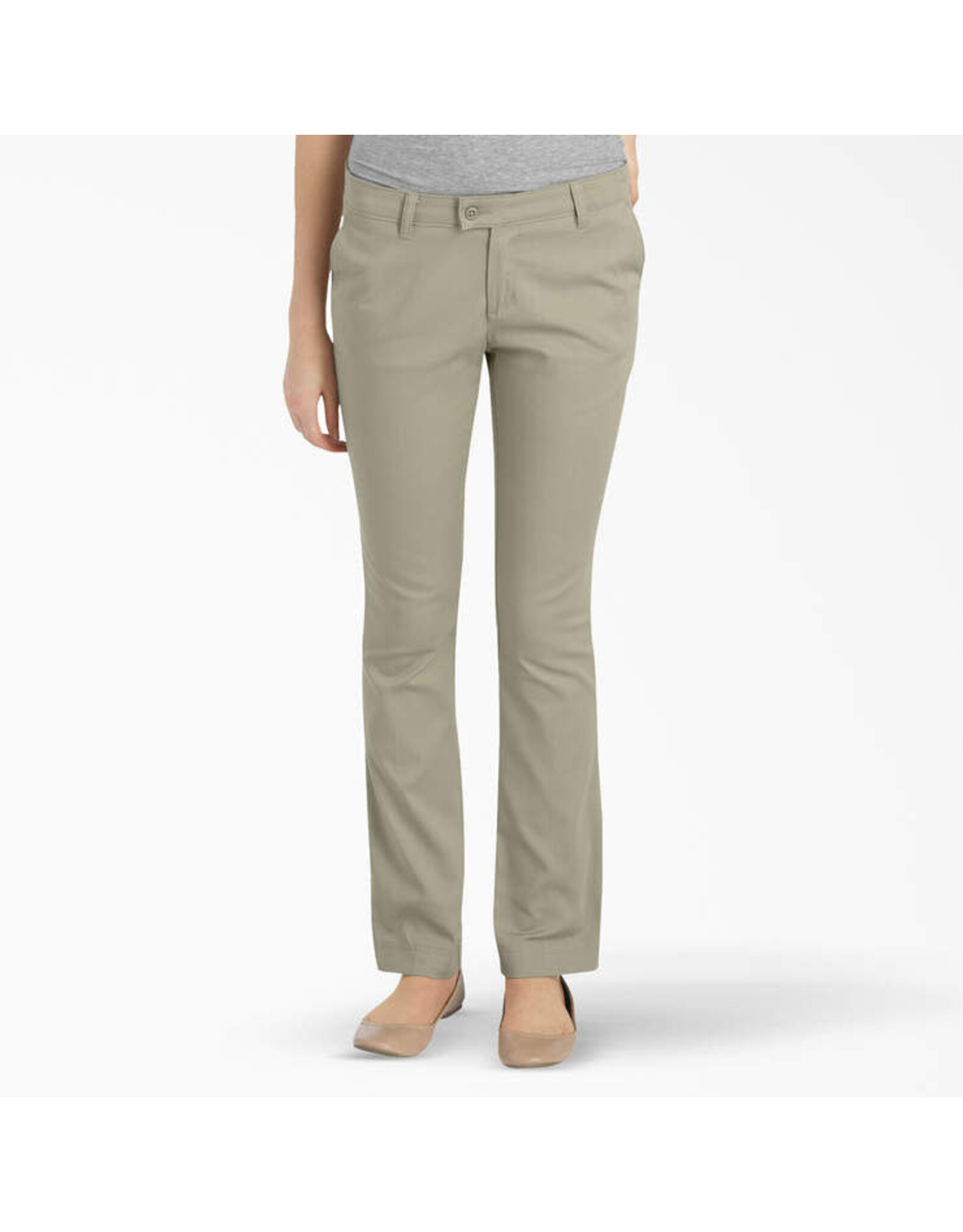 Dickies KP7719-Dickies JR Straight Leg Slim Fit Pants-KHAKI(1-15)